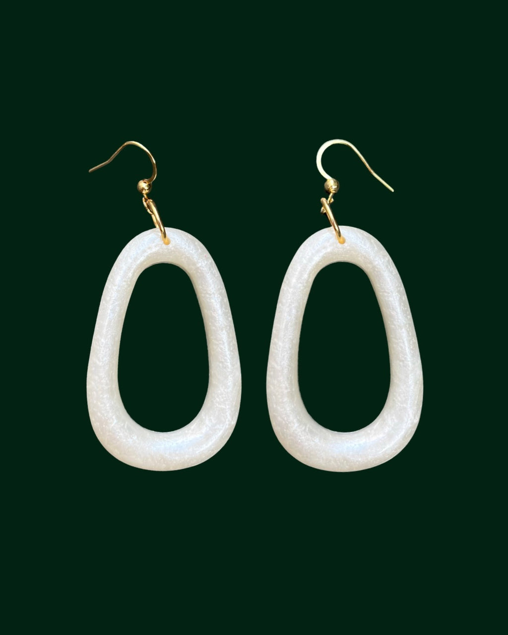 Mogan White - Earrings