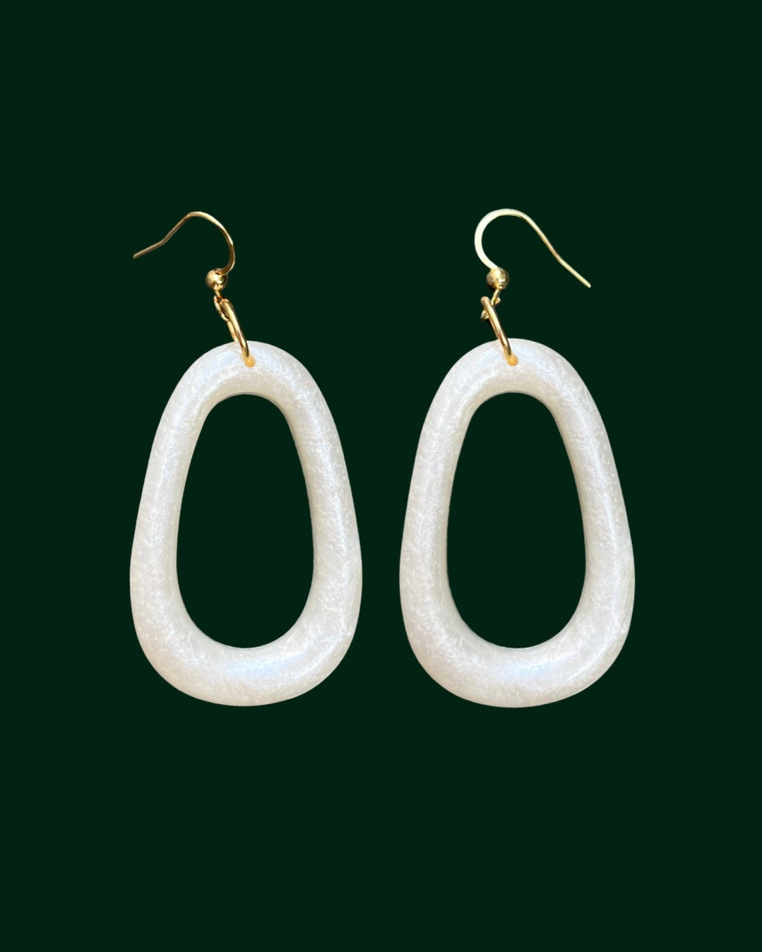 Mogan White - Earrings