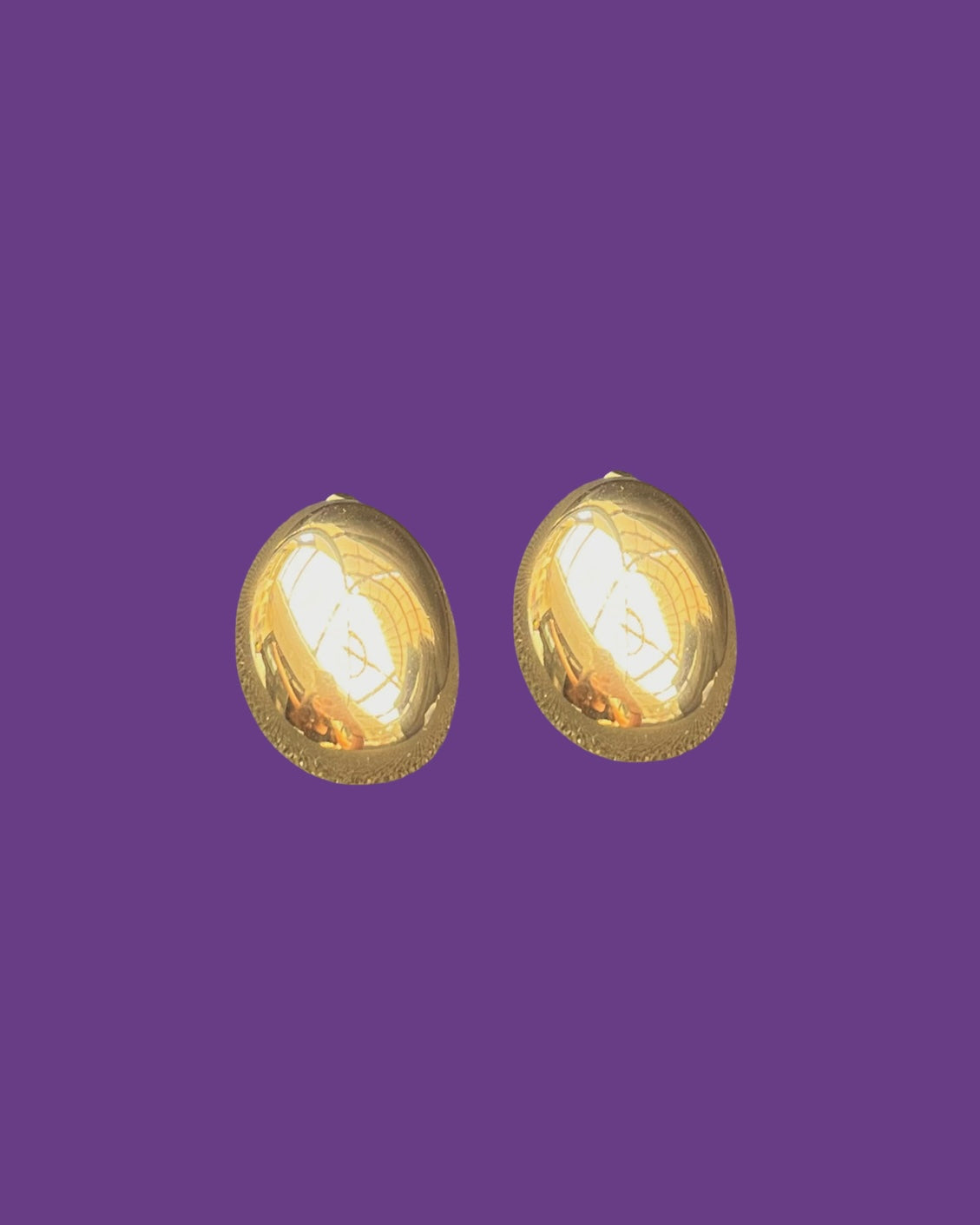 Sisyphus Stone Golden - Earrings