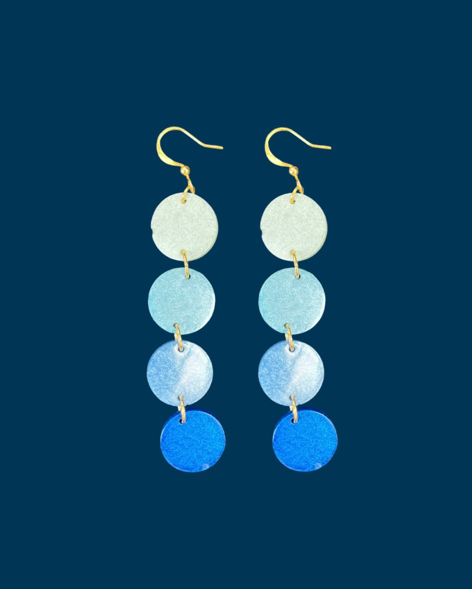 Letting Go Blue - Earrings