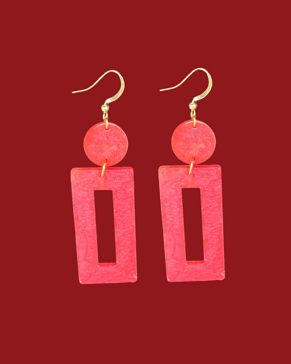 Audrey Red - Earrings