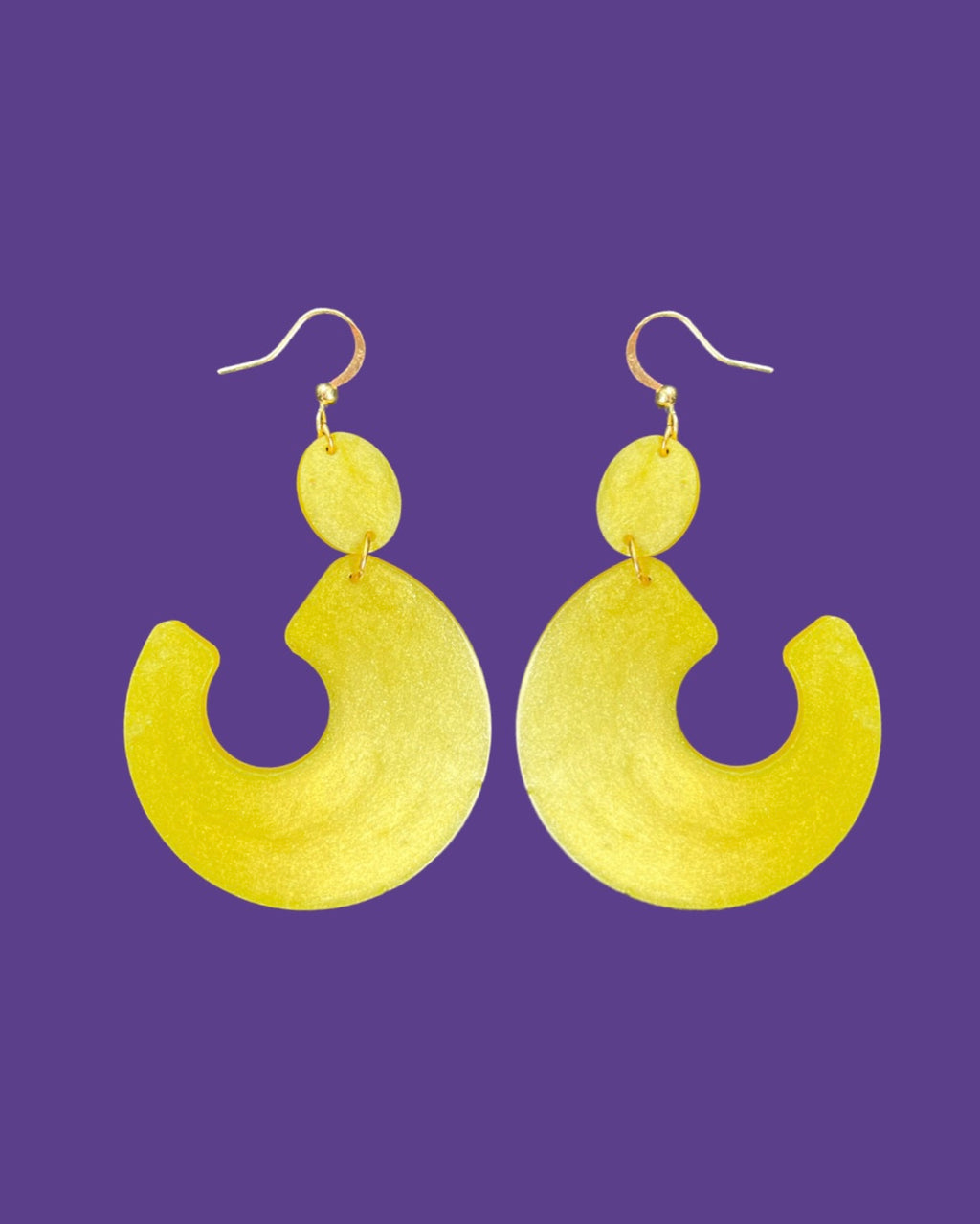 Quédate Luna Lime - Earrings