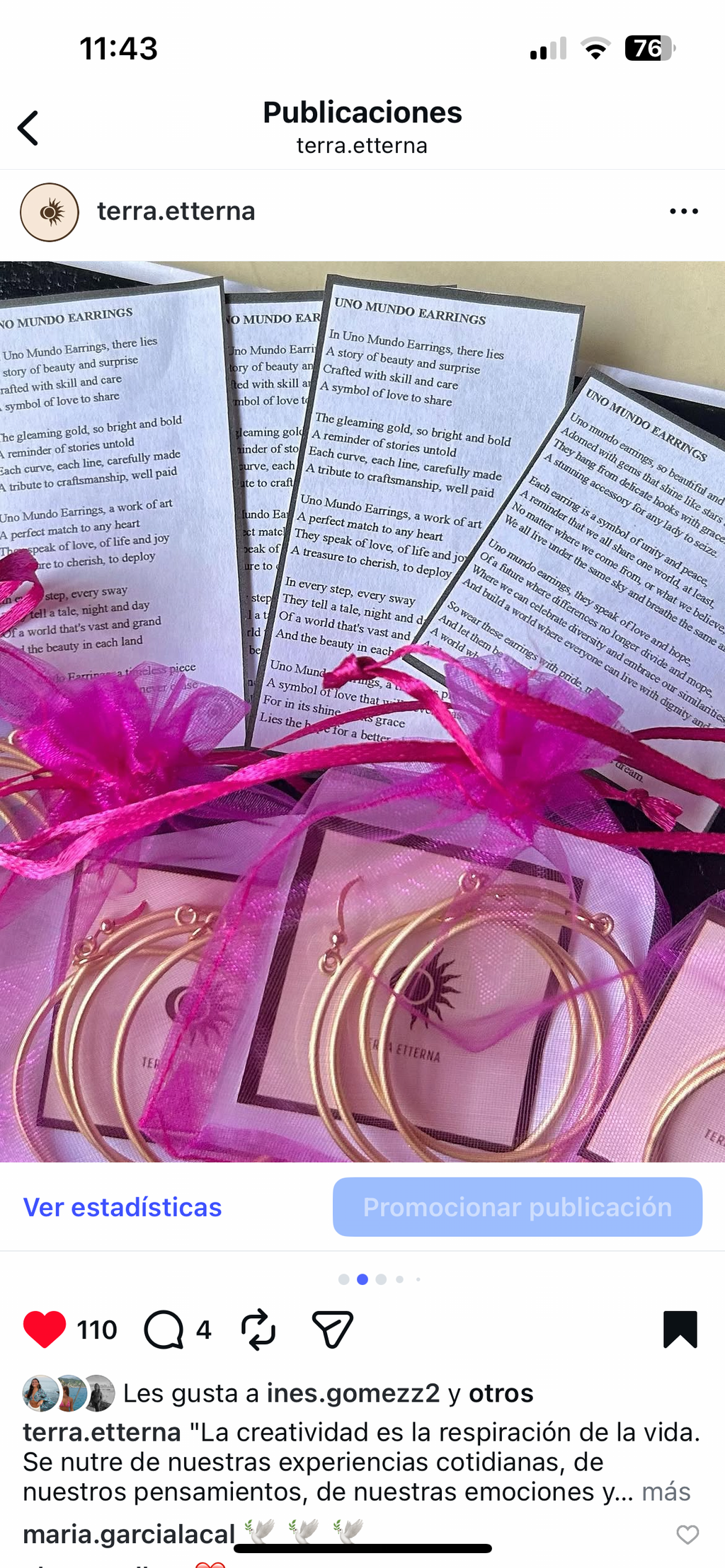 Uno Mundo - Earrings