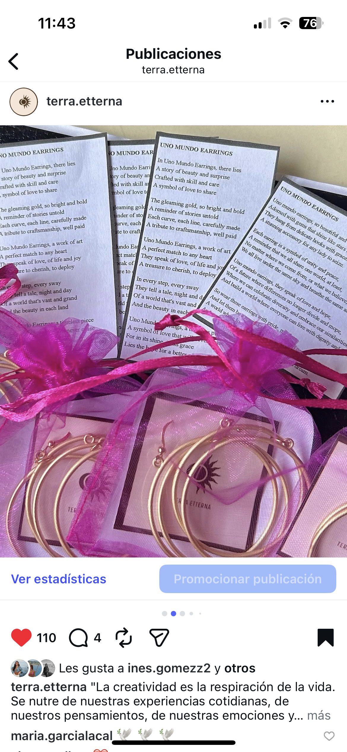 Uno Mundo - Earrings