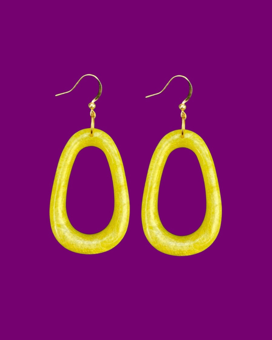 Mogan Lime - Earrings