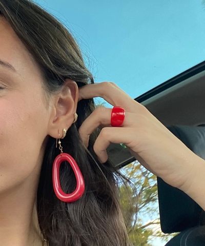 Mogan Red - Earrings