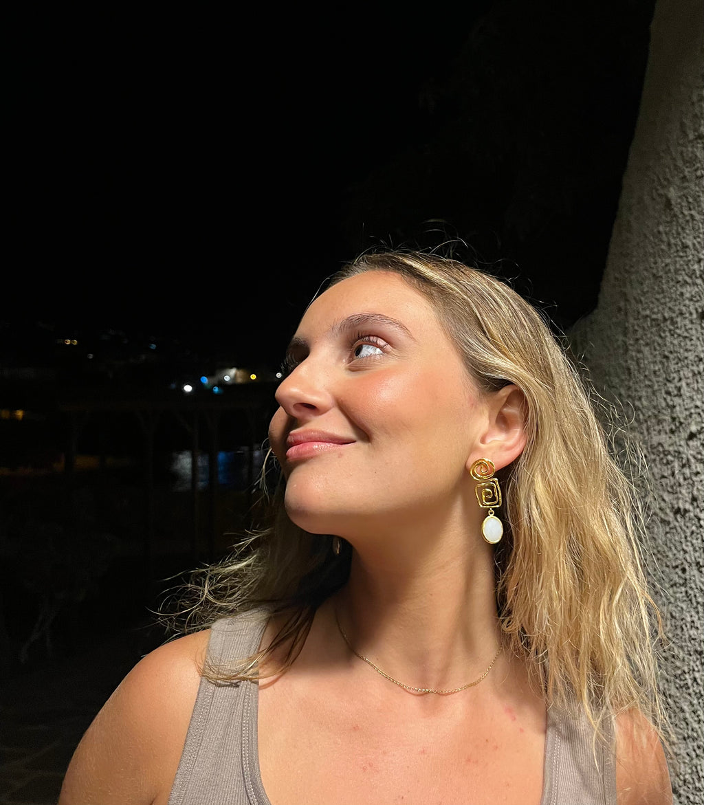 Nisantasi Stoned - Earrings