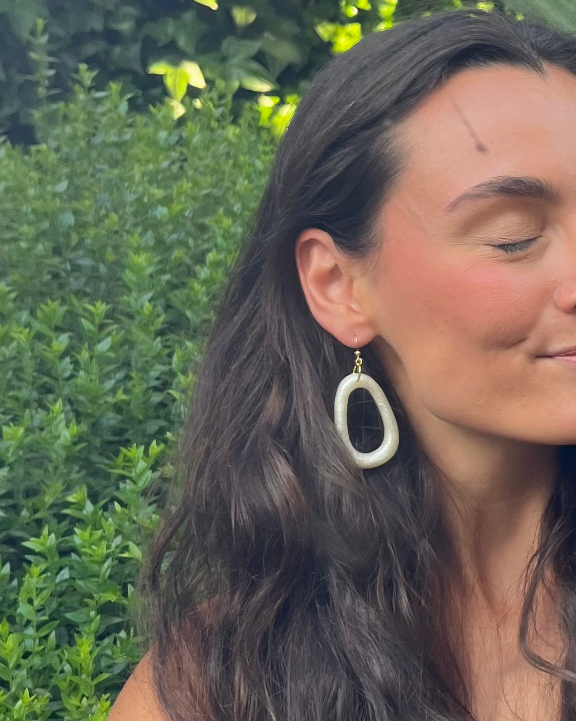 Mogan White - Earrings