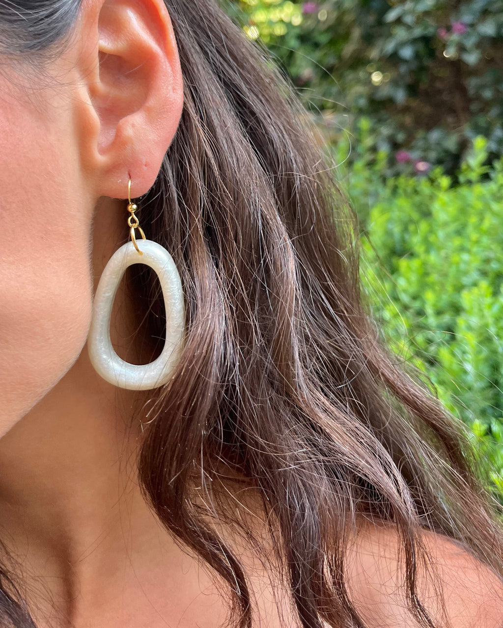 Mogan White - Earrings