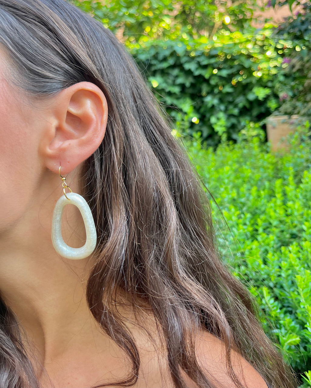 Mogan White - Earrings