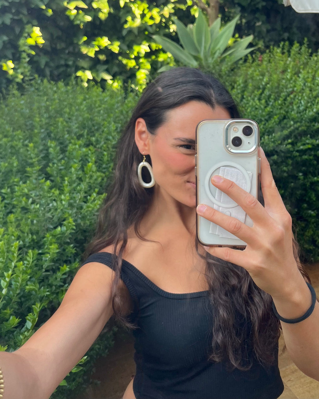 Mogan White - Earrings
